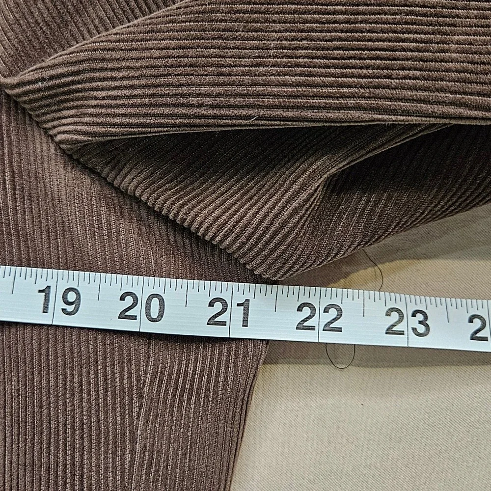 Mens Brown Corduroy Blazer‎ Lg Two Button Classic Sport Coat Jacket Holiday